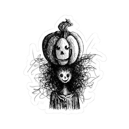 Pumpkin Hat Sticker