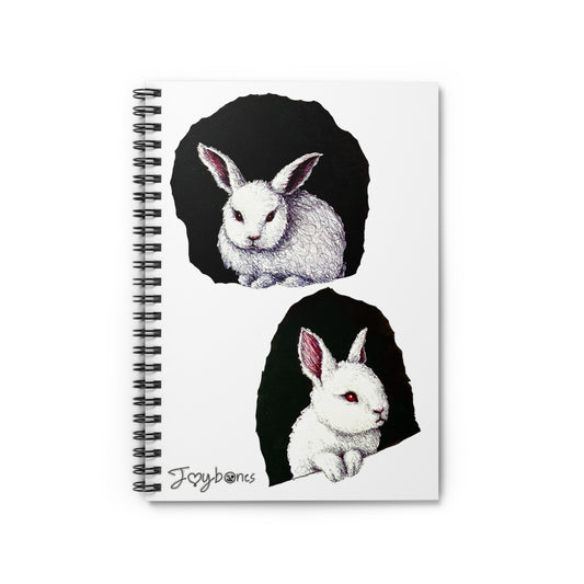 White Rabbit Writing Spiral Notebook