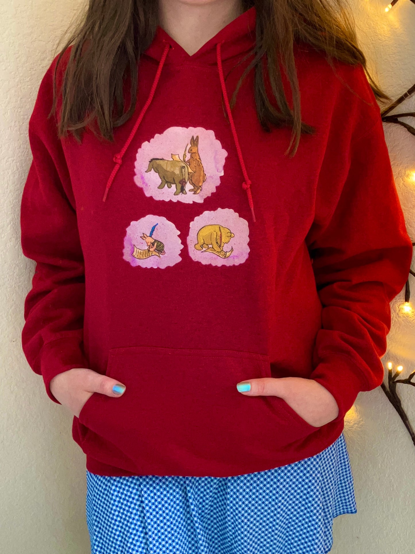 Friendship Letters Hooded Sweatshirt