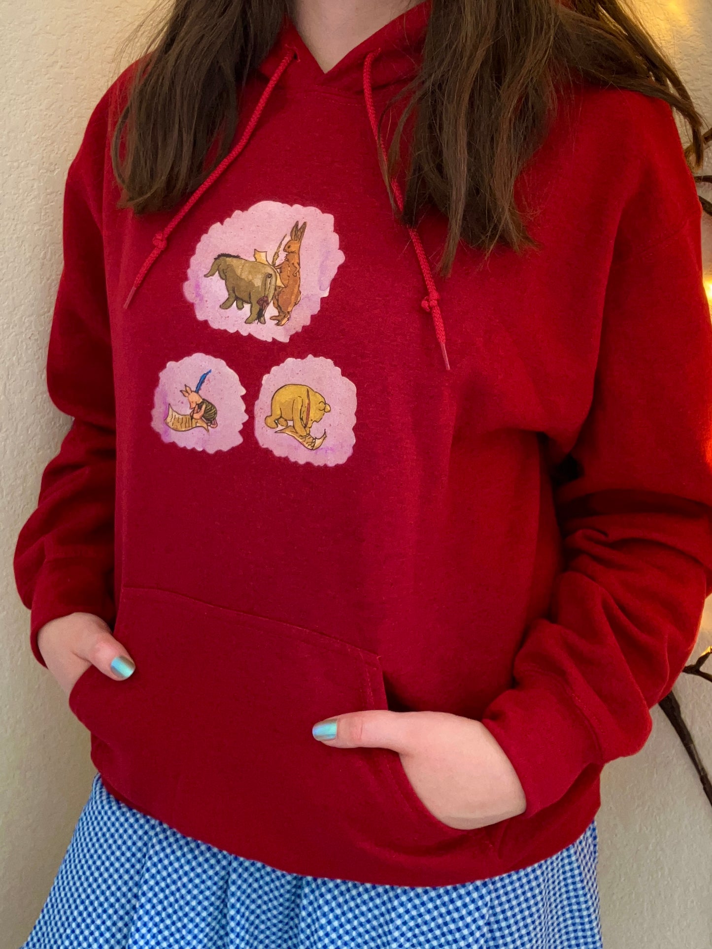 Friendship Letters Hooded Sweatshirt