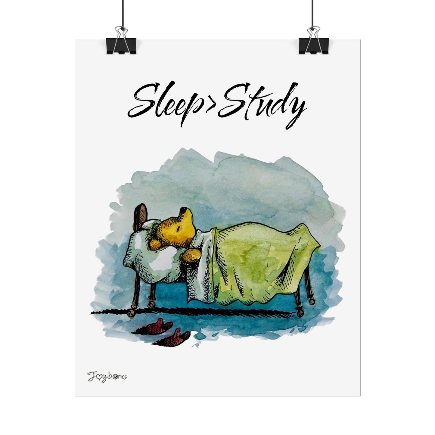 Sleepy Bear Poster