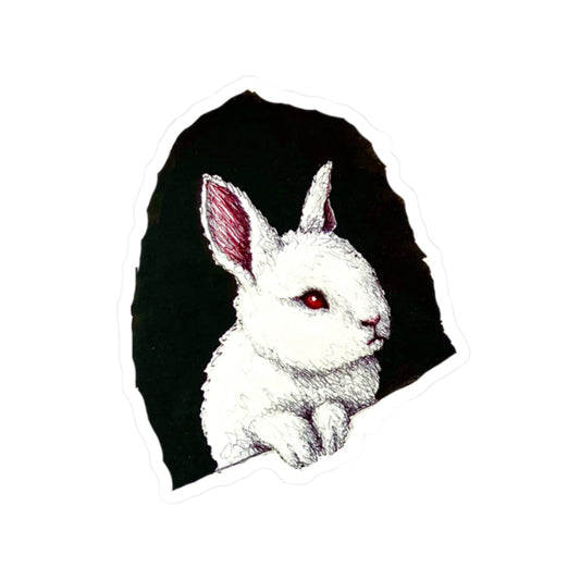 White Rabbit I Sticker